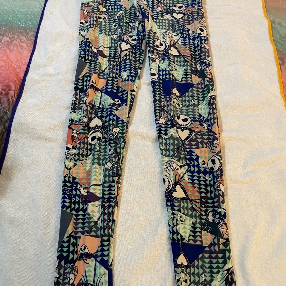 Lularoe Disney Jack Skellington Leggings